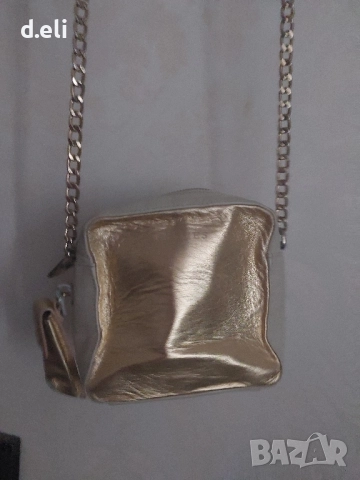 MAX MARA ( IBLUES) Златна Кожена чанта 