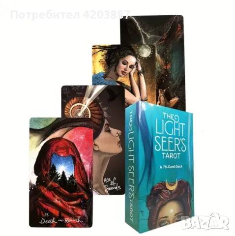 The light seer's tarot (Таро на светловидеца), снимка 3 - Карти за игра - 46936800