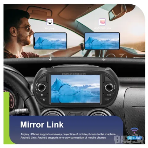 Мултимедия за Fiat Fiorino, 2008-2016, навигация, Android, плеър, 2DIN, Андроид, Fiat Fiorino, снимка 15 - Аксесоари и консумативи - 50335507