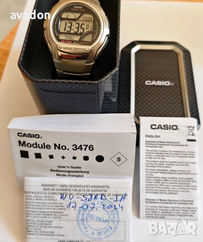 CASIO WAWE CEPTOR, снимка 7 - Мъжки - 53812829