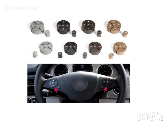 Mercedes E-Class W212 Pre-Face Капачета за волан , снимка 4 - Части - 50219322