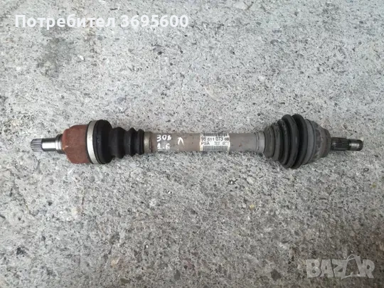 Лява полуоска (полуоски) Peugeot 308 Citroen C4 1.6 HDI Пежо Ситроен