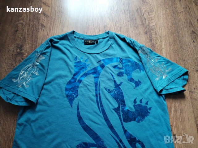 Christian Audigier - страхотна мъжка тениска Л, снимка 3 - Тениски - 53179190