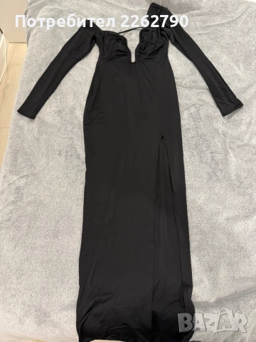 Миди черна рокля Oh Polly Valeda UK 10/ S