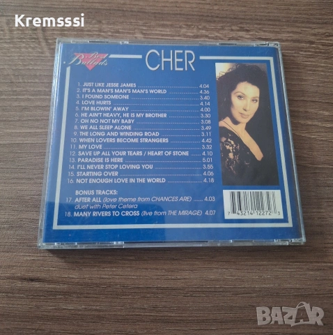CD CHER - Best Ballads (1996), снимка 2 - CD дискове - 53751916