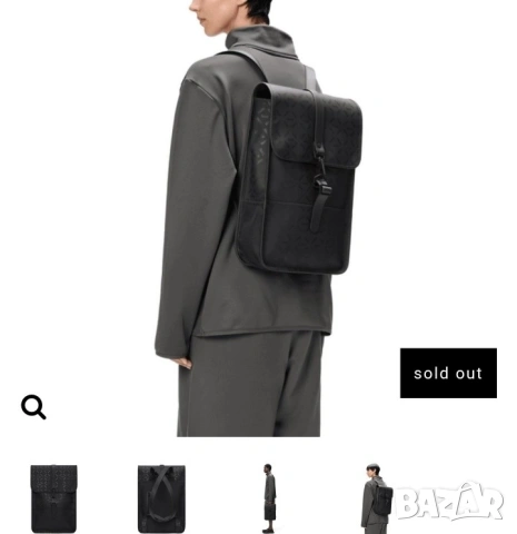 страхотна раница RAINS нова, снимка 3 - Раници - 53935068