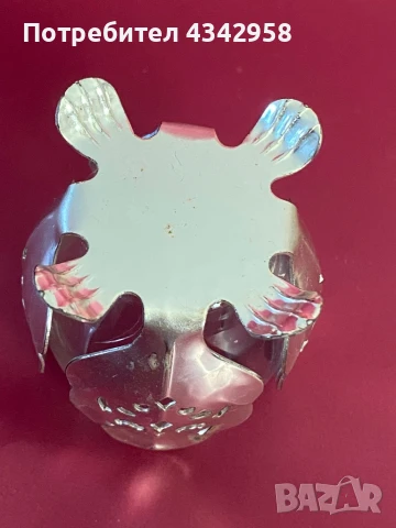 Стъклен свещник.Германия., снимка 5 - Декорация за дома - 51343337