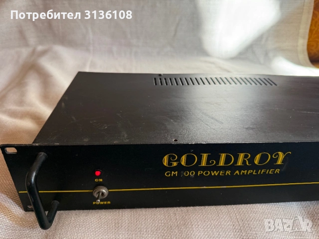 Усилвател GOLDROY GM 100, снимка 3 - Ресийвъри, усилватели, смесителни пултове - 53770989