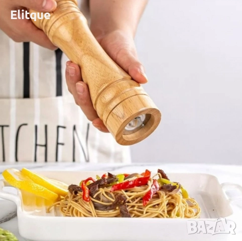 Дървена мелничка за пипер, снимка 4 - Други - 52895231