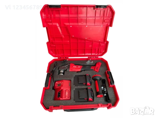 Акумулаторен ъглошлайф KraftRoyal M36 FUEL 36V 8.0Ah, снимка 4 - Други инструменти - 51000347