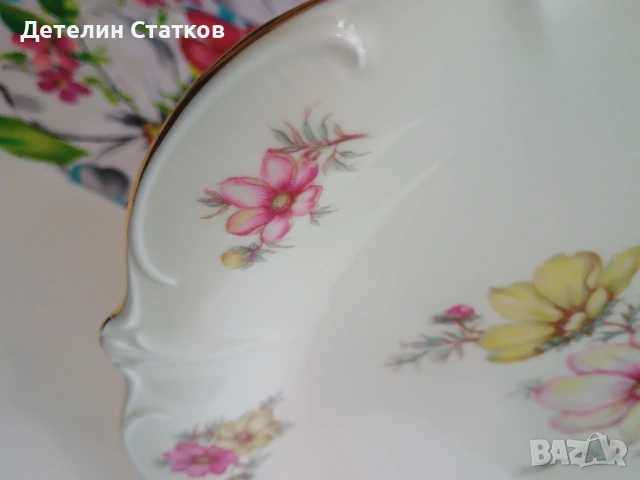 Порцеланово плато 30 см. Bavaria, снимка 4 - Чинии - 53716193