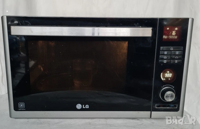 Комбинирана микровълнова фурна LG Lightwave (MJ3281BCS) – 32L, Грил и Конвекция