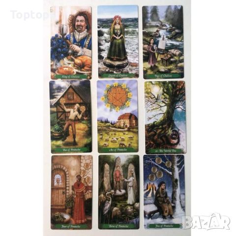 Таро: Universal Celtic Tarot & Green Witch Tarot & Modern Spellcasters, снимка 3 - Карти за игра - 33762823