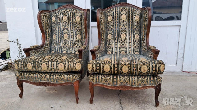 Ретро кресла "Bergere"палисандър