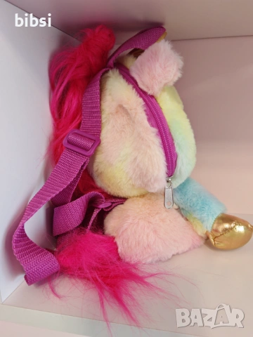 Плюшена раница Shimmer Stars - Еднорог, снимка 2 - Плюшени играчки - 53537335