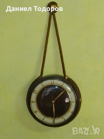 Стар Германски Стенен Механичен Часовник -Маите- Работи Точно , снимка 8 - Антикварни и старинни предмети - 51718561