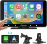 Мултимедия CARPURIDE  Wireless CarplayAndroid AutoCarStereo,7-инчHD сенз AirPlay Mirror Link, снимка 1