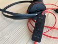 USB Stereo Слушалки с микрофон PLANTRONICS BLACKWIRE C3220, снимка 7