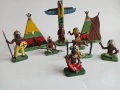 Стари полски фигурки индианци., снимка 3