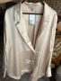 Ново етикет бежово екрю сатен сатенено елегантно сако 2Хл 2 XL , снимка 4