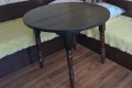 Разтегателна кръгла маса от дърво, снимка 2