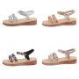 Дамски сандали на клин, 4цвята , снимка 1 - Сандали - 45770411