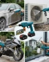 Акумулаторна Водоструйка за почистване на автомобили с батерия и зарядно устройство , снимка 1