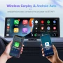 НОВА Мултимедия с Carplay, Android Auto от Westods  9.3" две камери, IPS с вграден видео регистратор, снимка 3