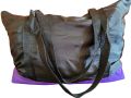 Дамска чанта тип пазарска с цип, Многоцветна, 52х35х13 см, снимка 2