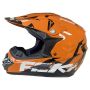 Кросова каска, S/M, оранжева, Шлем за кросов мотор, снимка 2