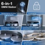 ECOVACS DEEBOT X1 OMNI Роботизирана прахосмукачка с многофункционална почистваща станция, 360㎡, 3D к, снимка 4