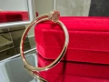 CARTIER Nail Juste un Clou Rose Gold Large Paved Diamonds Гривна Пирон, снимка 2