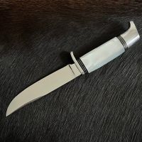 Античен ловен нож (Rehwappen Solingen 70-80 г.) в напълно ново състояние. (Rehw210), снимка 1 - Ножове - 45316863
