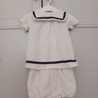 Бебешко моряшко костюмче H&M 80 см, снимка 3 - Комплекти за бебе - 46166030