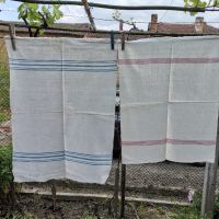 Продавам ръчно тъкани кърпи от лен и памук. , снимка 1 - Антикварни и старинни предмети - 45451994