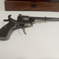 Стар щифтов револвер/пистолет , снимка 7 - Антикварни и старинни предмети - 45845592