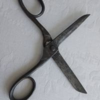 Стара ножица от ковано желязо Аймара регион Южна Америка, снимка 1 - Антикварни и старинни предмети - 45572833