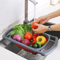 Сгъваема правоъгълна кошница за измиване и изцеждане на плодове и зеленчуци / Размери на решетъчната, снимка 18 - Аксесоари за кухня - 45690916
