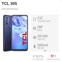 Телефон TCL 305, снимка 4 - Други - 45845624