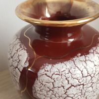 Стара порцеланова ваза Marzi & Remy Hoehr-Grenzhausen, снимка 8 - Вази - 46010271