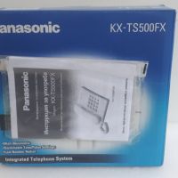 Стационарен телефон Panasonic KX-TS500FX с упътване na български - бял, снимка 1 - Стационарни телефони и факсове - 45083850