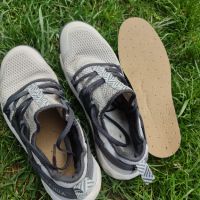 Мъжки туристически обувки за преходи nh500 fresh, сиви, снимка 7 - Спортни обувки - 45155384