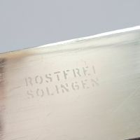 1980 г. SOLINGEN – Немски нож кухненски месарски  , снимка 6 - Други ценни предмети - 45304422