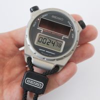 Vintage Seiko S025-6000 Stop Watch Solar Battery хронометър слънчева батерия, снимка 1 - Мъжки - 45748255