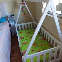 детско дървено легло монтесори 140/70, снимка 1 - Мебели за детската стая - 45686551