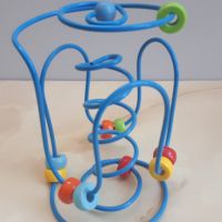 Метална играчка с пръстени за малки деца, снимка 1 - Образователни игри - 45761121