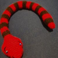 Змия амигуруми на една кука , снимка 1 - Колекции - 45211341
