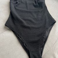 Черен цял бански H&M, 36 размер, снимка 2 - Бански костюми - 45886532