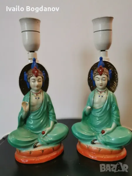 Настолни лампи от порцелан , снимка 1