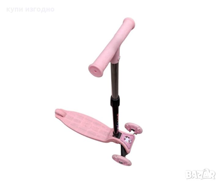 Детски скутер тротинетка в розово , снимка 1